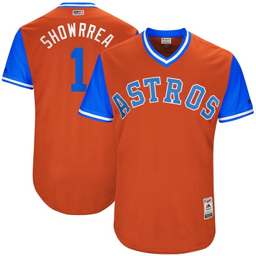 Men's Majestic Houston Astros #1 Carlos Correa 